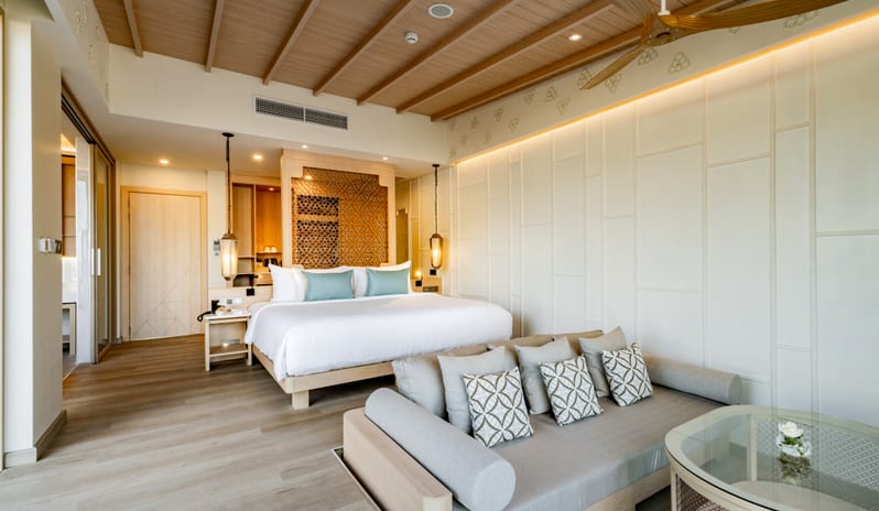 Seaview Double Pool Villa, Bed